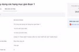 Long An: Gói thầu thuộc Dự án Trường TH&THCS Bình Đức sẽ về tay ai?