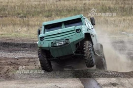 Hầm hố xe bọc thép mới của Lính dù Nga