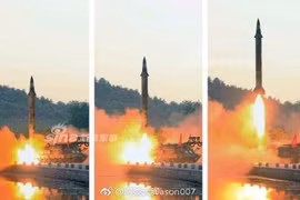30 tên lửa đạn đạo Triều Tiên đã được phóng thử