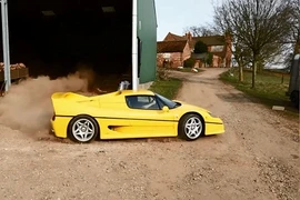 Xem Ferrari, Lamborghini “đốt lốp”, gầm rú cực phê