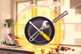 Bài trí cực độc cho bếp gia đình