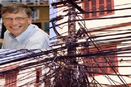 Tranh cãi "mạng nhện Việt Nam" trên Facebook Bill Gates