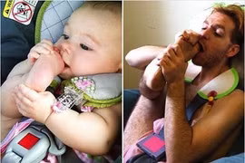 Trào lưu ghép ảnh “Trở về tuổi thơ” gây sốt mạng