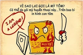 Bộ ảnh “sự tích” mỳ tôm Việt Nam gây sốt mạng