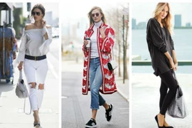 Thời trang dạo phố năng động trẻ trung của thiên thần Victoria's Secret 