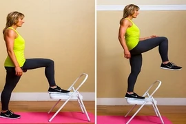 Bài tập thể dục với ghế cực tốt cho sức khỏe