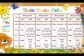 Cách làm thời khóa biểu cực đơn giản và đẹp mắt