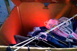 Làm thùng sấy quần áo mùa nồm đơn giản, nhanh khô