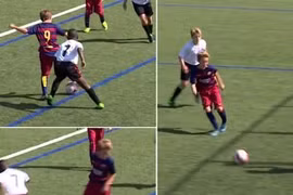 Phát hiện thần đồng bóng đá đẳng cấp như Messi