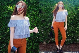 Bí quyết phối đẹp với áo trễ vai ai cũng cần biết