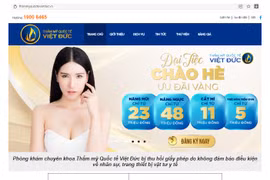Phòng khám chuyên khoa thẩm mỹ Quốc tế Việt Đức 29 Phủ Doãn bị thu hồi Giấy phép hoạt động