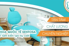 Phòng khám chuyên khoa răng hàm mặt - Nha khoa Sentosa quảng cáo không phép