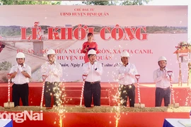 Đồng Nai khởi công dự án hồ chứa nước Cà Ròn hơn 454 tỷ đồng