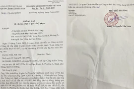 Bị tố chiếm đoạt tài sản, nữ giám đốc khiếu nại trung tá ký thông báo tiếp nhận tố giác tội phạm 