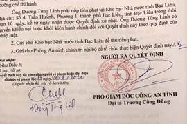 Giám đốc Công ty Nam Mekong Bạc Liêu bị phạt 7,5 triệu vì bịa chuyện chạy dự án 10 tỷ đồng