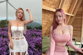 “Hot girl mũm mĩm” xứ Hàn chuộng mặc váy bó sát khoe đường cong