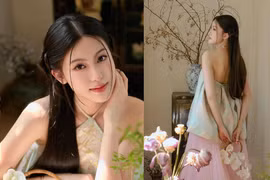 Bạn gái HIEUTHUHAI khoe ảnh diện yếm, khoe lưng trần gợi cảm