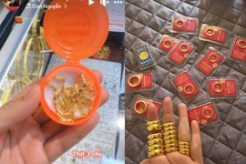 Giới trẻ hào hứng khoe thành quả ngày vía Thần Tài