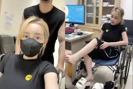 Ngân 98 phải ngồi xe lăn sau phẫu thuật thẩm mỹ