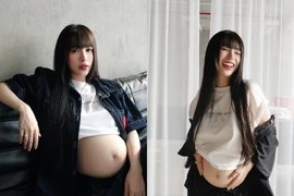 Ái nữ Minh Nhựa bụng bầu vượt mặt vẫn cực cuốn hút