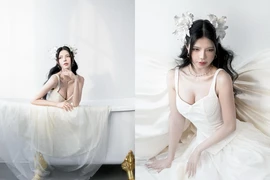 Nữ MC game khoe vòng 1 ngộp thở trong bộ ảnh mừng sinh nhật