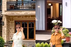 Nhan sắc trẻ trung thăng hạng ở tuổi 69 của cô dâu Thu Sao