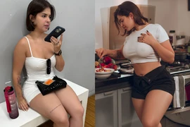 Ăn mặc hở khi đi taxi, nữ người mẫu bị đánh giá 1 sao