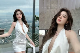 Nữ Tiktoker diện váy cổ sâu, lộ nốt ruồi ở vị trí “đắc địa“