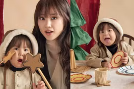 “Thế lực nhí” Pam iu chiếm trọn spotlight trong bộ ảnh Giáng sinh