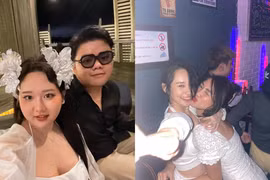 Trúc Anh Mắt biếc rạng ngời trong đám cưới người chị thân thiết
