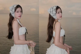Hot girl Tăng Mỹ Hàn khoe eo thon cực phẩm trong loạt ảnh mới