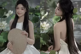 Con gái MC Quyền Linh xinh tựa “bạch nguyệt quang” trong bộ ảnh mới