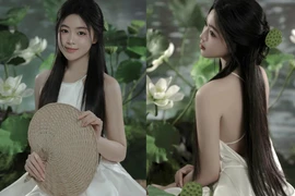 Con gái MC Quyền Linh xinh tựa “bạch nguyệt quang” trong bộ ảnh mới