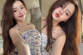 “Hot girl ảnh thẻ” khoe nhan sắc trong veo chào hè