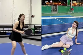 Danh tính cô gái mặc đồ tập hở bạo khiến pickleball gánh “tai tiếng“