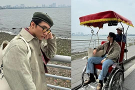 Sau trà đá, Sơn Tùng M-TP ngồi xích lô khiến fan thích thú 
