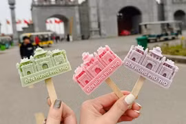 Giới trẻ “phát sốt” với trend kem Đền Hùng độc đáo