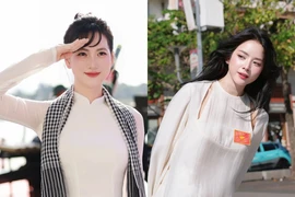 Loạt gái xinh diện áo dài mừng Đại lễ 30/4 gây bão mạng