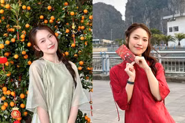 Khánh Vy “đốn tim” fan với loạt ảnh trong tà áo dài đón Tết