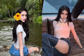 Danh tính “thiên thần tắm suối” sở hữu nhan sắc xinh đẹp, gợi cảm