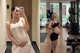 Bà xã Đặng Văn Lâm bầu vượt mặt vẫn vóc dáng vạn người mê