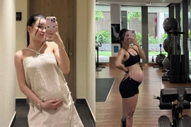 Bà xã Đặng Văn Lâm bầu vượt mặt vẫn vóc dáng vạn người mê