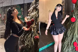 “Nàng béo” xứ Trung đăng ảnh đón Giáng sinh khiến fan khó rời mắt