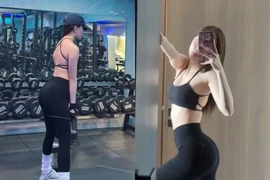 Thiều Bảo Trâm khoe khoảnh khắc chăm chỉ “độ body” ở phòng tập