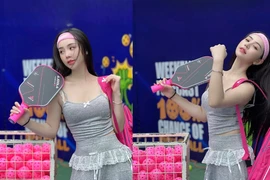 Hot girl Kem Xôi một thời gây chú ý với trang phục pickleball