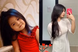 Con gái diễn viên Mạnh Tường xinh đẹp từ bé, dậy thì phổng phao