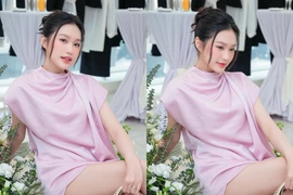 Vợ Đoàn Văn Hậu xuất hiện với "vibe" chuẩn tiểu thư Hà thành