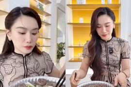 Nữ MC bất ngờ viral MXH vì clip review lòng se điếu