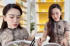 Nữ MC bất ngờ viral MXH vì clip review lòng se điếu