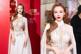 "Phú bà" Huyền Baby nhan sắc cực phẩm xuất hiện tại sự kiện